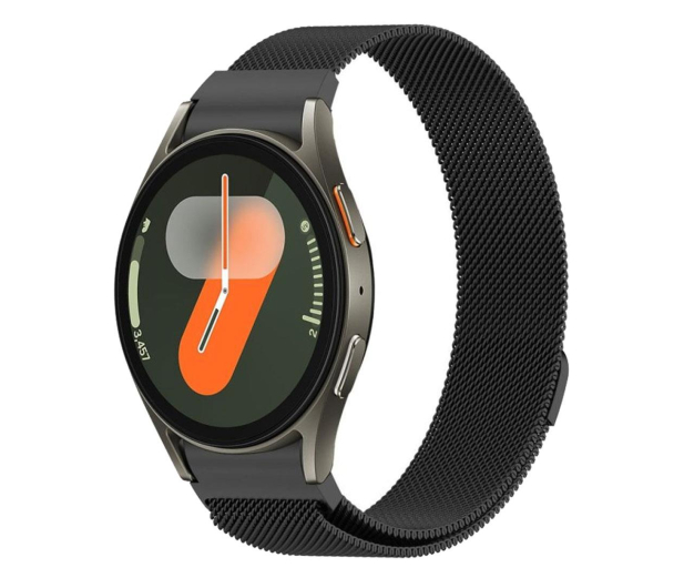 Tech-Protect Milaneseband do Galaxy Watch 4 / 5 / 5 Pro / 6 / 7 / FE Blac - 1290124 - zdjęcie